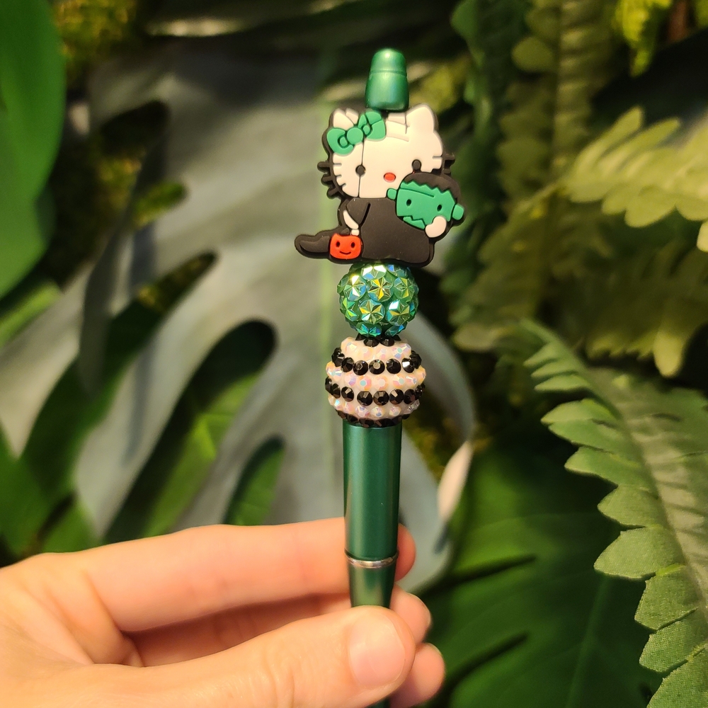 Cute Green Character Pen